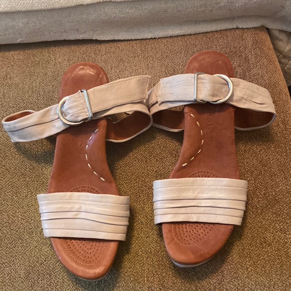 Extremely soft leather sandals.  Hardly worn.